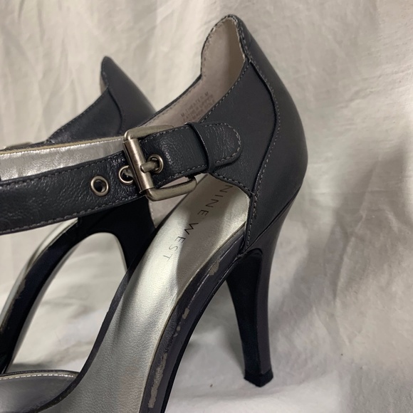 Nine West strappy peep toe heals - Picture 5 of 7